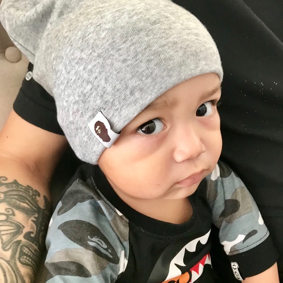 BAPE Kids Logo Beanie (Red) - Picture 4 of 4